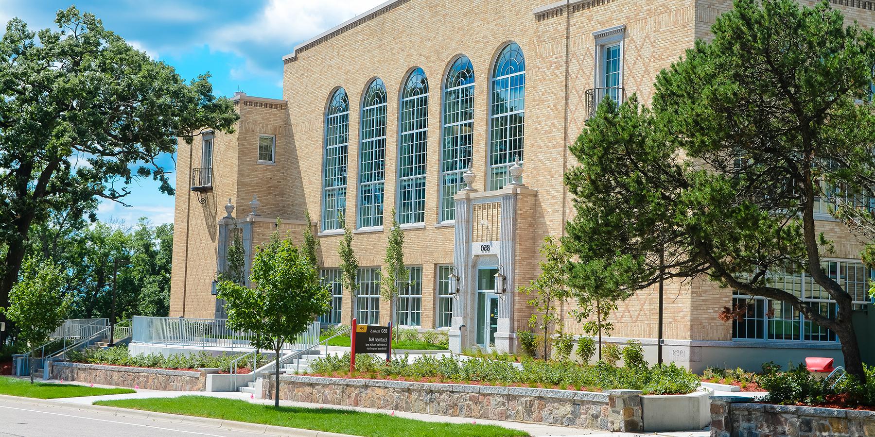 Exterior of Eastman Hall